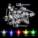 5 colors 100pcs 5mm Led Diodes Water Clear Red Green Blue Yellow White Mix K BX