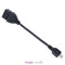 Micro USB OTG Female to Male Adapter Cable for Android Phone (Black)