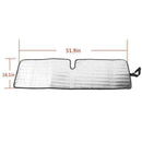 Front Windshield Sun Shade Visor Blocks UV Rays Sunshade For Jeep C6J2 G6W2