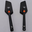 Motorcycle Mirrors Blue Glass 8mm 10mm Rear View Handlebar Side Mirror for