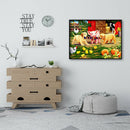 Full Round Drill Diamond Painting DIY Happy Farm Rhinestone Picture Craft