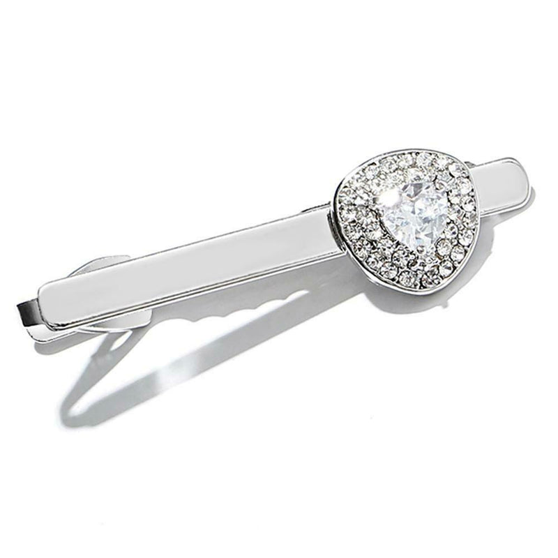 3pcs Men Business Shirt Tie Clip Set Wedding Party Grooms Ties Jewelry Gift A