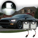 2x LED Under Side Mirror Puddle Lights for Ford C-Max Focus Kuga Escape