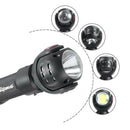 Skywolfeye T199 T6+COB 7 Modes LED Waterproof Flashlight Torch with Magnet