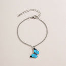Pendant Necklace + Hoop Earrings + Bracelet Set for Women Retro Gothic Holiday