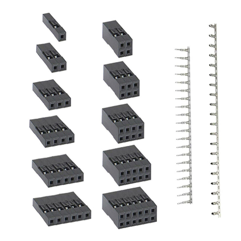 Lots 620 2.54mm Male Female Crimp Housing Header JST XH Connector Adapter Set