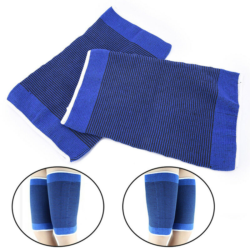 1PC blue thigh guard muscle strain protector muslo pads support fitness sport %ã€Š