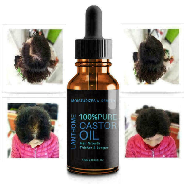 Pure Organic Castor Oil Eyelash/Eyebrow Enhancer Growth Serum 100% Natural Favor