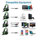 for Xbox one PS4 PC LED Game Headset Mic Stereo Surround Headphone 3.5mm Wired