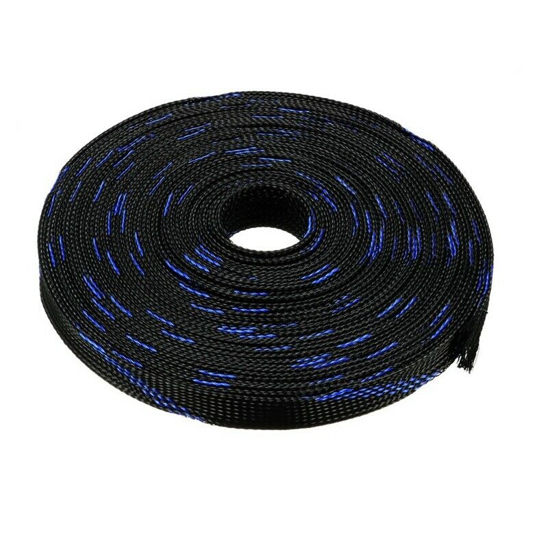 Pet Braided Sleeving 32.8 Feet 10M Expandable Cable Wrap 14mm Diameter Wire