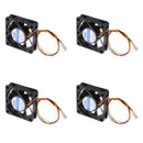 4pieces 12V 3Pin 60mm Mini 6cm Fan Silent Computer Cooler Cooling Fan PC