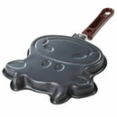Kitchen Cow Head Design Black Frying Pancakes Pan J3M6