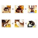 Moka Pot Aluminum Coffee Maker Stainless Steel Pot Cafe Shop Handmade 9 Cups