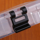 Portable Watercolor Palette Oil Paint Case Tray with Lid Clear Plastic Box