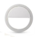 Fashion Selfie Light Portable LED Ring Light Fill for Smart Phone white I3S2