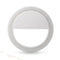 Fashion Selfie Light Portable LED Ring Light Fill for Smart Phone white I3S2