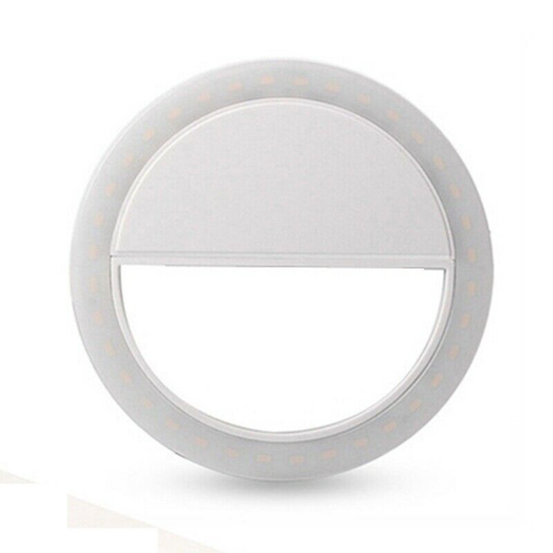 Fashion Selfie Light Portable LED Ring Light Fill for Smart Phone white I3S2