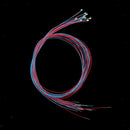 10x 3V Red Flash LED Light With Wire For Train