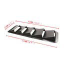 2PCS Universal Black Vent Window Louvers Air Cooling Panel Trim Set For Car H Tw
