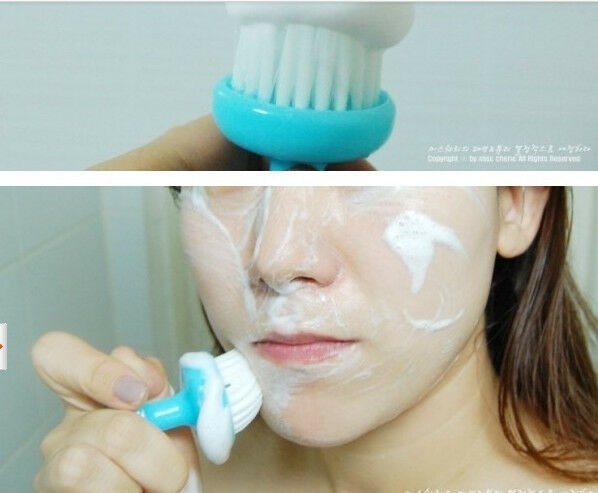 1Pc Facial Brush Women's Face Care Cleaning Wash Cap Beauty Exfoliating Tool