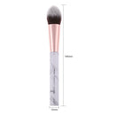 Marbling Pattern Foundation Powder Blush Makeup Brush Flame Brushes (White)