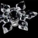 5Pcs Crystal Clear Acrylic Snowflakes Snowflake Ornaments Party Christmas DecoJR