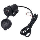 USB Motorcycle Mobile Phone Power Supply Charger Socket 12V Waterproof fgh