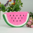 New Watermelon Plush Stationery Pencil case Pen Purse Bag Cosmetic Bag Pink