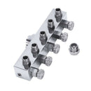 Airbrush Air Hose Splitter Accessories With Regulated Metering & 1/4 Inch B