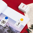 1PC 2020 Mini Desktop Calendar Daily Scheduler Table Planner Yearly Organ3C