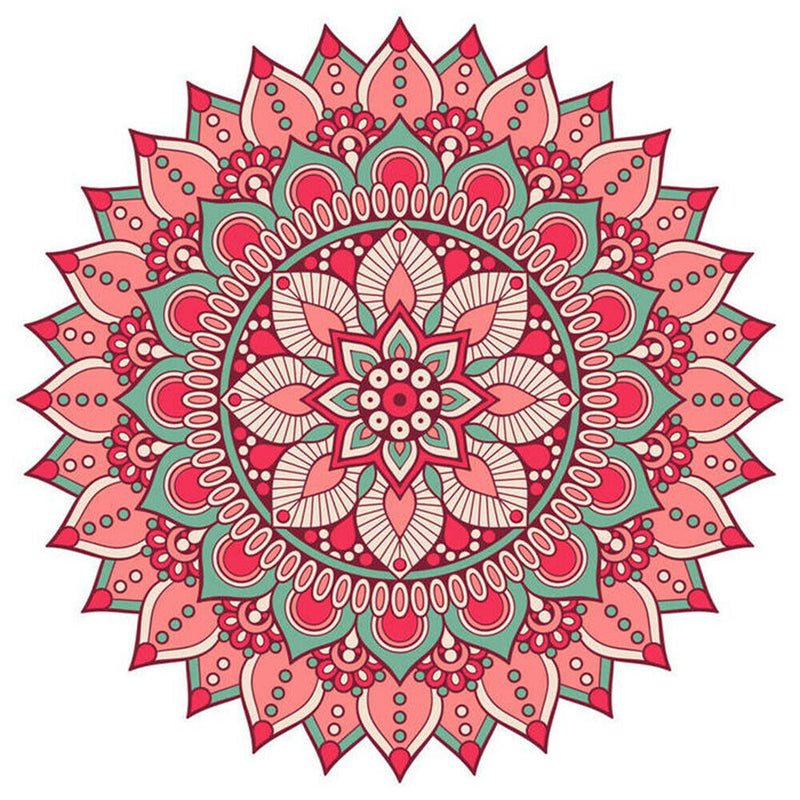 5D Part Special Shaped Diamond Painting Mandala Pattern Cross Stitch (BJ01)