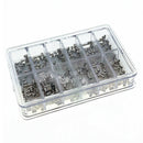 360pcs Copper Watch Crown Tubes Pipes for Watch Repair Watchmaker Tool Kits