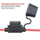 10 Pcs TAP Adapter 16 Gauge 15AMP Blade Automotive Fuse Holder Waterproof