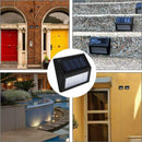 4pcs Outdoor 6LED Solar Power Stair Light Waterproof Garden Street Lamp