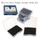5Pcs/Set Hair Clipper Box Case For Ceramic Blade Hair Style Storage Box Hold_