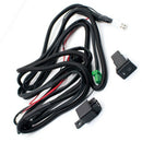 Set Of Wiring Harness Sockets Wire + Switch with Led Indicators Relay Cable