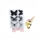 Butterfly Transparent Clear Silicone Stamp For Diy Scrapbooking Album Decor ME