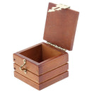 Magic trick prop coin ring box mini wooden case for magician accessory FT BX