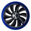 Turbo Fan Intake Fuel Saver Fan - Blue