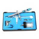 0.35mm Spray Paint Dual Action Adjustable Siphon Feed Manicure DIY Airbrush Kit