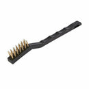 Pack of 12 Mini Wire Brush Set - Stainless Steel and Brass Brushes for Auto V5H8