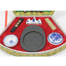 1set Chinese Calligraphy Brush Pen Ink Mixed Inkstone Writing Art Painting Tool