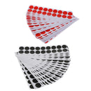 900pcs Self Adhesive Target Paster, Shooting Splatter Stickers Patches Red