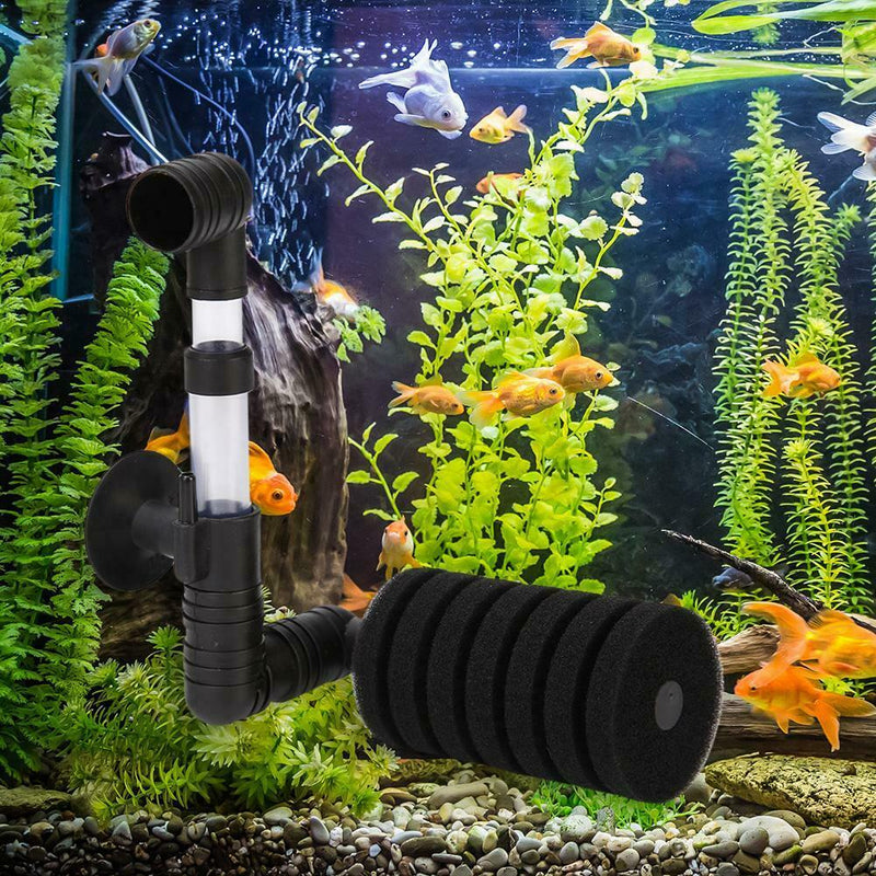 Aquarium Filter Mute Fish Tank Air Pump Skimmer Biochemical Cotton Sponge