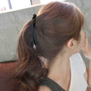 Large Black Long Banana Clip Fish Clip Grips Ladies Hair Accessory U4E3