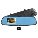 3.5 inch 1080P Car DVR Rear View Mirror 100 Degree Dash Cam (w/ TF Card)