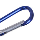 5X aluminum carabiner D-ring key chain clip snap hook karabine camping keyringJR