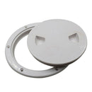 White Non Slip 6" Deck Inspection Hatch For Marine Corrosion Resistant