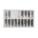 900pcs Tiny Eyeglass Nose Pads Screws Nut Glasses Sunglasses Repair Tool Kit
