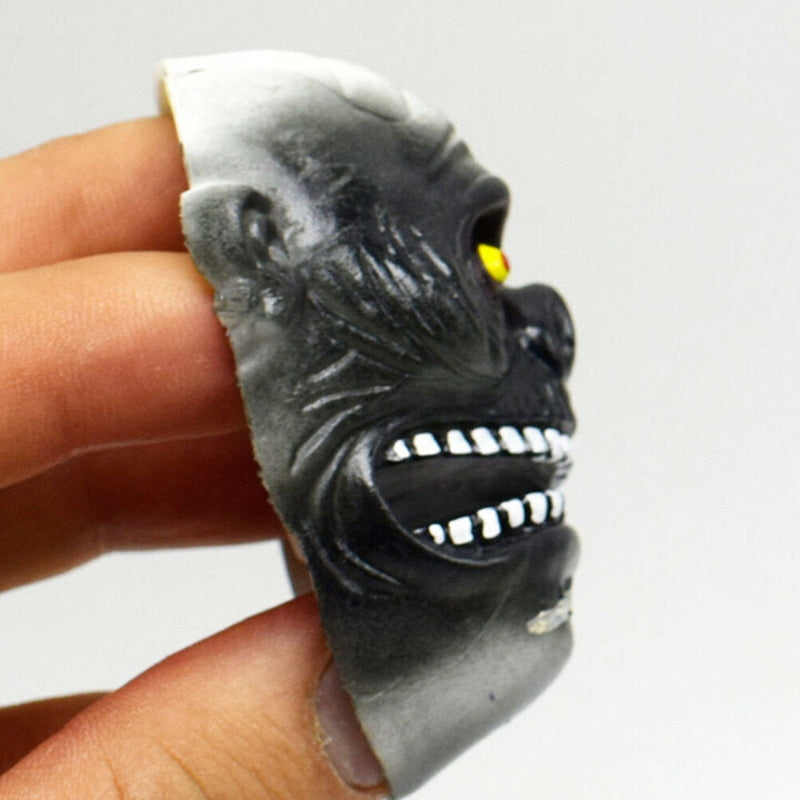 1PC TPR ghost masks finger puppet kids toys gift hand puppet Halloween props BX